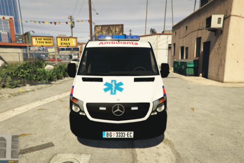 Kombi hitne pomoci srbije (Emergency ambulance Serbia)